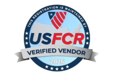 USFCR Verified Vendor Seal 2026
