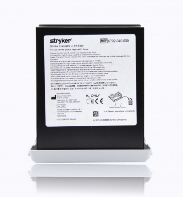 0702-040-000 - STRYKER SMOKE EVACUATOR ULPA FILTER FOR NEPTUNE 2 ROVER (BOX OF 4)