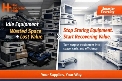 Sell surplus medical equipment from hospitals and surgery centers
