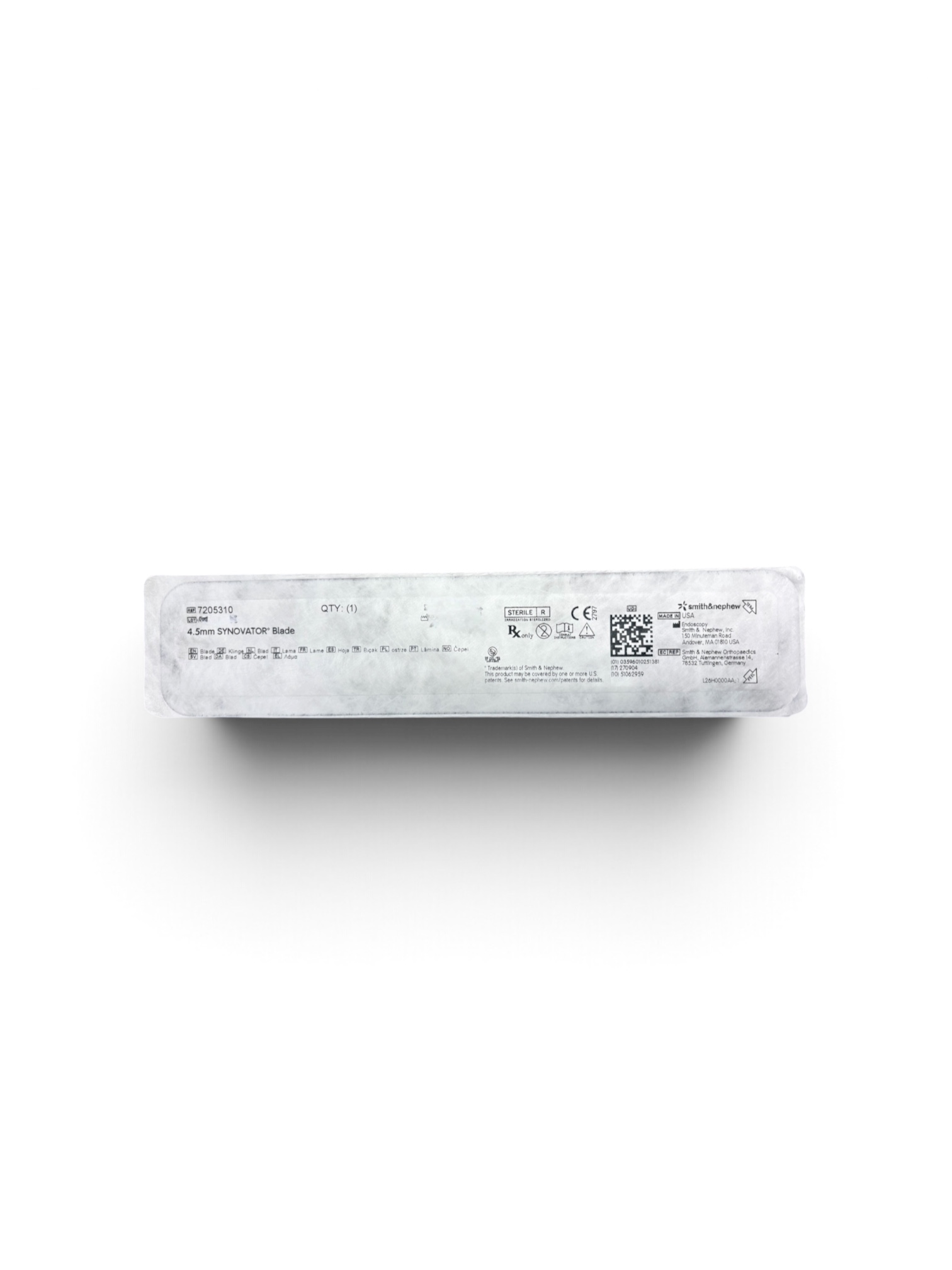 7205310 - SMITH & NEPHEW 4.5MM SYNOVATOR BLADE 7205310 - SMITH & NEPHEW 4.5MM SYNOVATOR BLADE