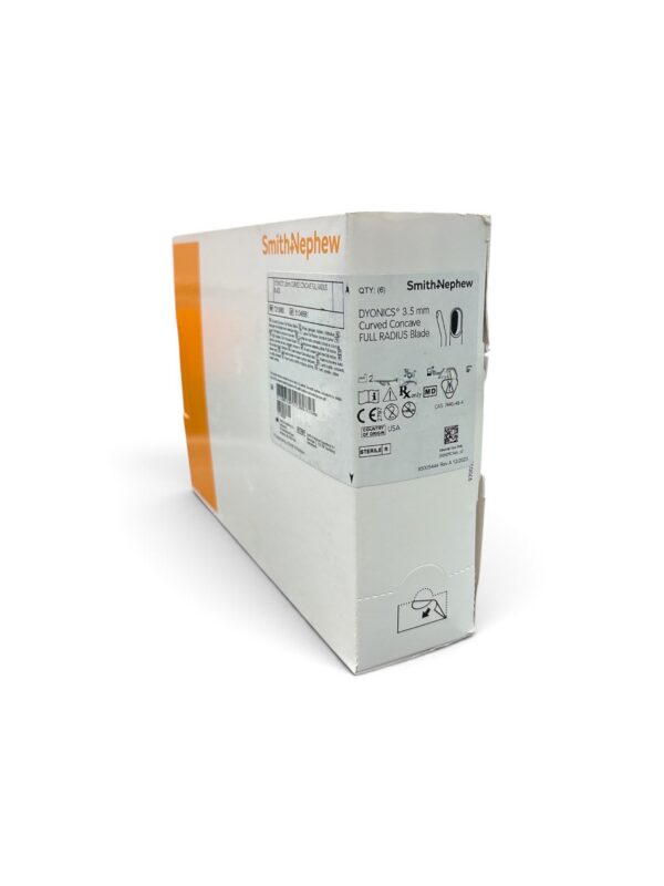 7210980 — SMITH & NEPHEW CURVED CONCAVE FULL RADIUS BLADE, 3.5MM, BOX OF 6