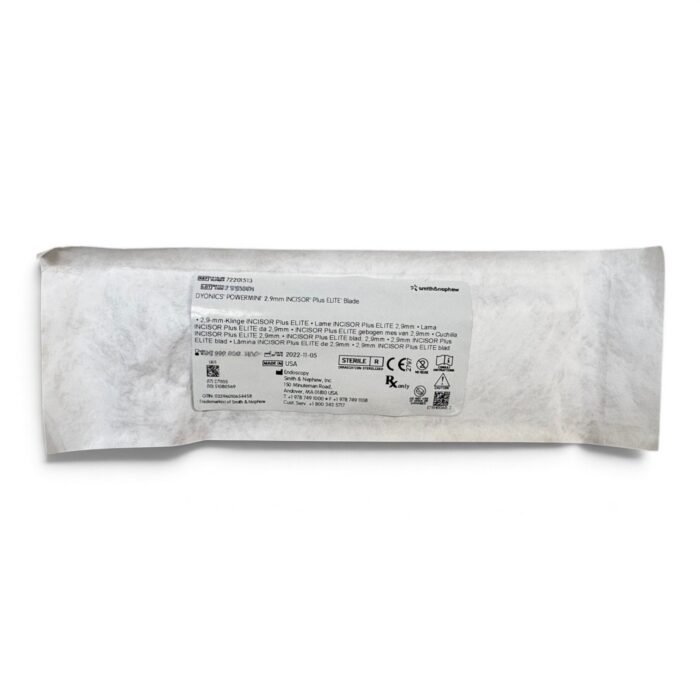 72201513 - SMITH & NEPHEW DYONICS POWERMINI 2.9MM INCISOR PLUS ELITE BLADE
