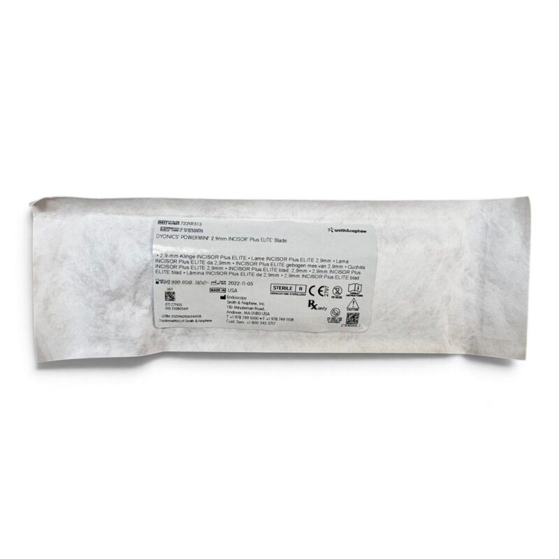 72201513 - SMITH & NEPHEW DYONICS POWERMINI 2.9MM INCISOR PLUS ELITE BLADE