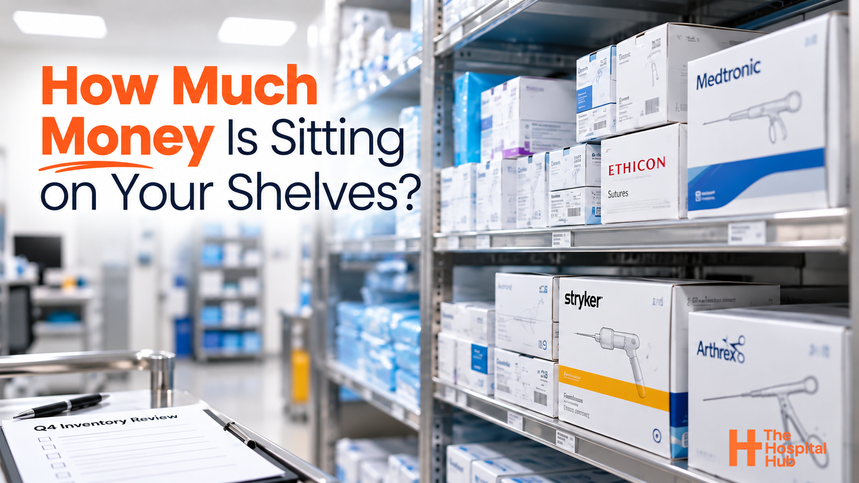 excess surgical inventory in hospital supply room
